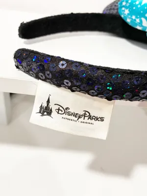 Disney Parks Walt Disney World Minnie Mouse Sorceror Moon Star Sequin Bow Ears thumbnail 4