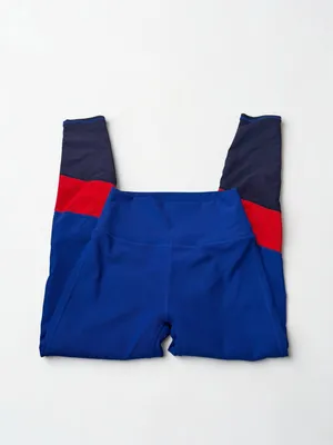 Wilo The Label Colorblock Ribbed High-Waisted Leggings‎ Size S thumbnail 2