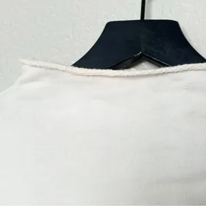 Madewell Sweatshirt Long-Sleeve Funnel-Neck Parchment Relaxed Size XS‎ thumbnail 10