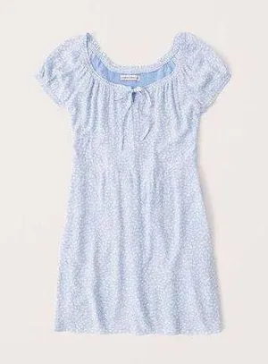 Abercrombie NWOT Ruched Neck Mini Dress thumbnail 1
