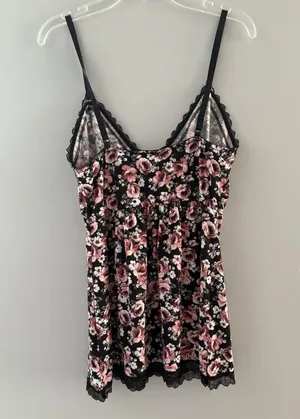 Marilyn Monroe Babydoll Top Large Floral Fairy Y2K Lace Cami Coquette Feminine thumbnail 15