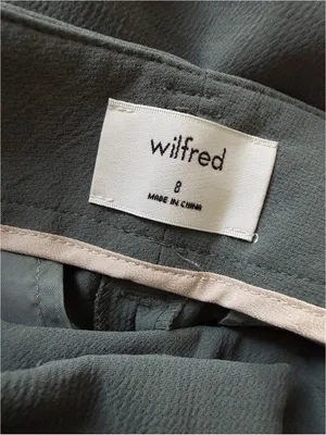 Aritzia Wilfred Jallade High Waisted Tie Front Belted Ankle Pants Size 8 thumbnail 6