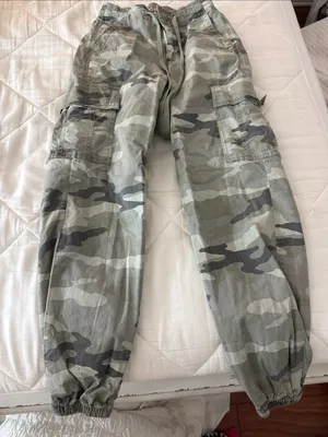 American eagle Cargo Jogger Pants - Green Camo thumbnail 1