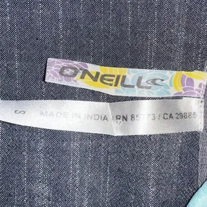 O'Neill Button Down Shirt Small Blue Tab Sleeve‎ Utility Casual Lightweight thumbnail 10
