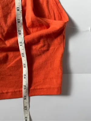 Urban Outfitters Orange Oversized Muscle Tank Top Small NWOT thumbnail 7