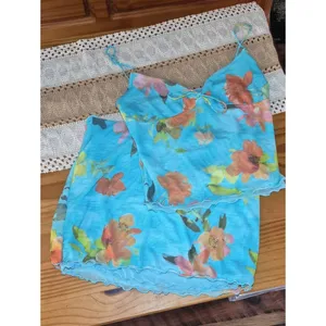 White-fox-boutique Women's Blue and Pink Vest thumbnail 2