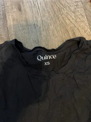 Quince xs black tank top thumbnail 5