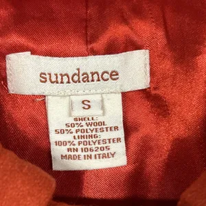 Sundance Wool Coat Womens Small Short Double Breasted Peacoat Jacket Lined thumbnail 3