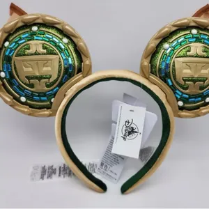 Disney Parks Wakanda Forever Mickey Ears Headband Black‎ Panther Limited Release thumbnail 1