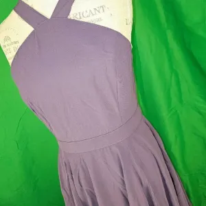 NWT Lulu's Womens Dusty Purple Forevermore Skater Dress Large‎ thumbnail 3
