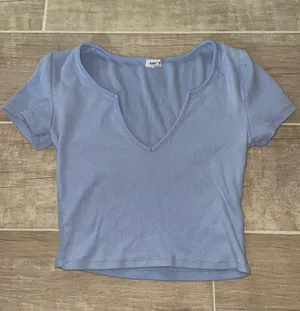 Garage Blue Crop Top thumbnail 1