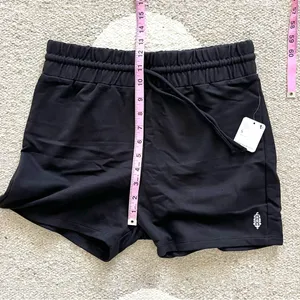 FP Movement Sunny Set Pullover Sweatshirt & Shorts in Black Small thumbnail 13