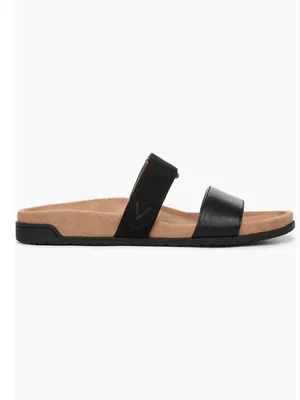 NEW $125 Vionic Elaine Slide Sandal 6.5 M, BLACK Slip On Comfort thumbnail 6