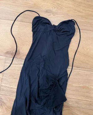 Princess Polly Navy long dress thumbnail 1