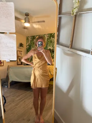 Glam Satin mini dress thumbnail 2