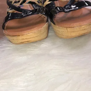 Lotus wedge sandals size 7 Tan thumbnail 7