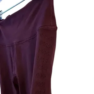 Lululemon High-Rise Reveal 7/8 Tight Leggings Dark Adobe Red Size 6 Yoga Running thumbnail 5
