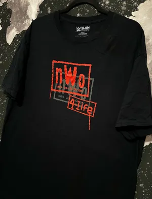 WWE Slam Crate NWO 4 Life Graphic Shirt thumbnail 2