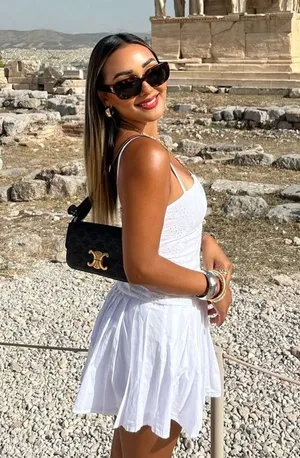 ZARA Embroidered Dress thumbnail 1