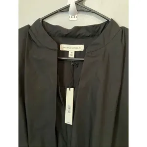 Banana Republic Midi Cotton Poplin Split neck shirt Dress Medium NEW #768 thumbnail 8