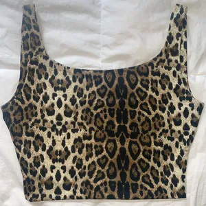 Cheetah Print Crop Top Multi Size XS thumbnail 2