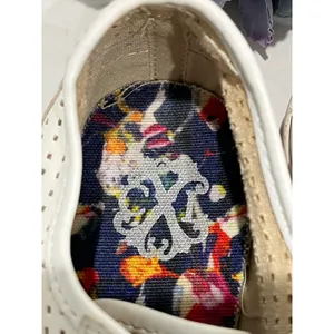 Christian Lacroix White Leather‎ Sneakers Perforated Detail Women's thumbnail 4