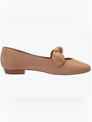 Bernardo Tan Knot-Detail Ballet Flat Size 7 thumbnail 2