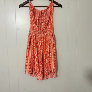 Free People Midsummers Day Tunic Cayenne Boho Print Size S – Flowy & Feminine thumbnail 9