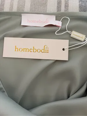 Homebodii Jasmine Slip Sage Size Small Luxury Minimalist Satin thumbnail 3