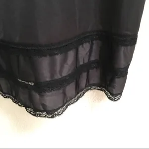 ‎Vintage black chemise slip dress 34* thumbnail 6