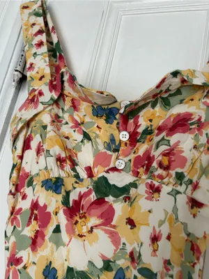 Reformation Tancy Dress in Daria Sz 2 floral thumbnail 4