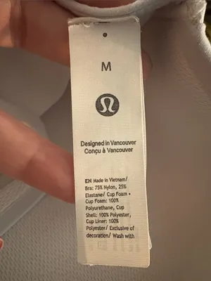 Lululemon Soft Foam Cup Sweetheart Bra *Light Support, A/B Cup, Medium thumbnail 3
