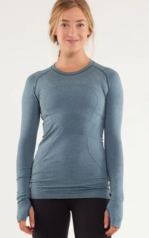 Lululemon Run: Swiftly Tech Long Sleeve 12 Alberta Lake thumbnail 1