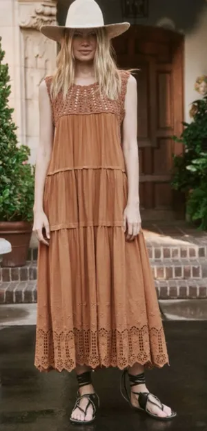 The Great - The Soleil Dress in Canyon. thumbnail 1