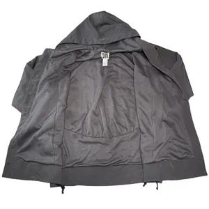 Prairie‎ Underground Hooded Gray Nylon Toggle Drawstring Anorak Jacket Women thumbnail 7