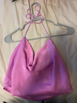 Pink Silk Top thumbnail 1