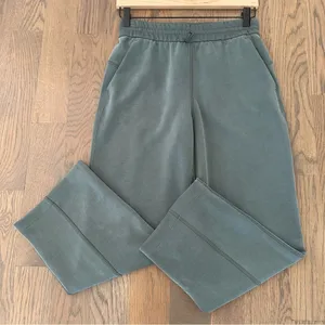 Lululemon Softstreme High Rise Straight Leg Cropped Pant in Dark Forest Size 4 thumbnail 5