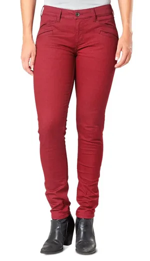 NEW 5.11 Tactical Women's Defender-Flex Pants Slim Fit Size 6 Regular Red Twill thumbnail 1