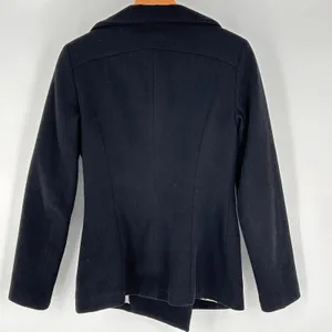 HOPE Ringstrand Soderberg Wool Coat Womens 36 Small Double Breasted Sweden Black thumbnail 3
