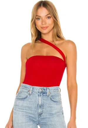 Revolve Red Bodysuit (superdown) Size XS thumbnail 1