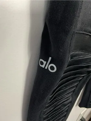 Alo High Waist Moto Leggings Womens Size Medium thumbnail 4