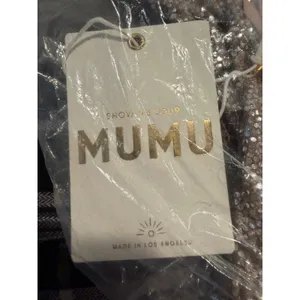 Show Me Your Mumu Micro Tube Top Silver Confetti Sequin Strapless MF2-5608 Small thumbnail 6