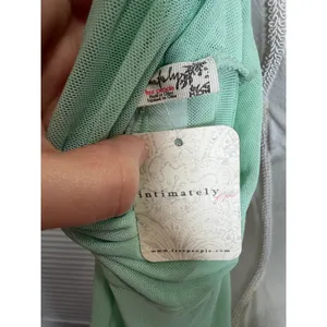 Free People intimately fp under it all long sleeve bodysuit NWT green thumbnail 7