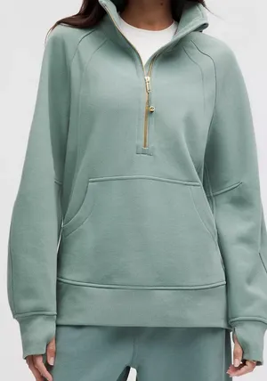 Lululemon Scuba Oversized Funnel-Neck Half Zip Long thumbnail 1