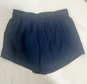 Athletic Works Large Navy Blue Running Shorts with Liner thumbnail 1
