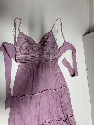 2Bella Sausalito Lilac Maxi Dress With Lining - Size S.‎ NEW With Tags in Bag. thumbnail 7