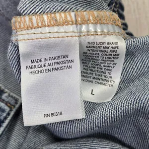 Lucky Brand Womens Blue Denim Drawstring Elastic Waist Utility‎ Jeans L 147987 thumbnail 8