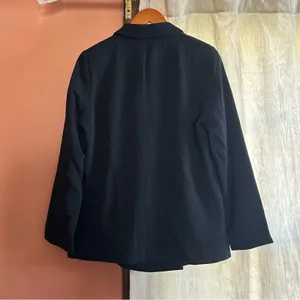 Everlane The Drapey Blazer Oversized Black Career Suit Jacket $198 NEW Size 6‎ thumbnail 8