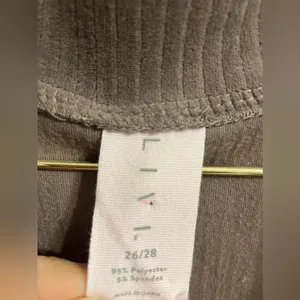 Livi Quarter Zip Pullover Velour Sweatshirt Women‎ size 26/28 active athleisure thumbnail 3