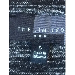 The Limited Women's 3/4 Sleeve Long Shirt Gray Black Size Small (5835) thumbnail 4